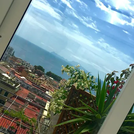 דירה Penthouse On The Bay Of נאפולי